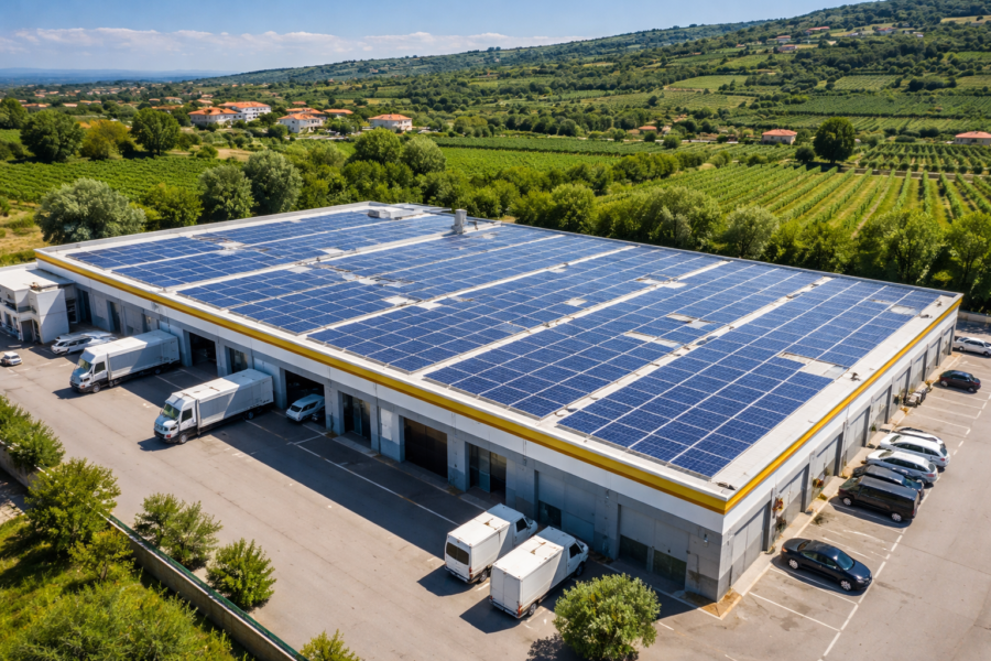 Sončna elektrarna za podjetje: subvencija do 300.000 € in zakaj ukrepati zdaj